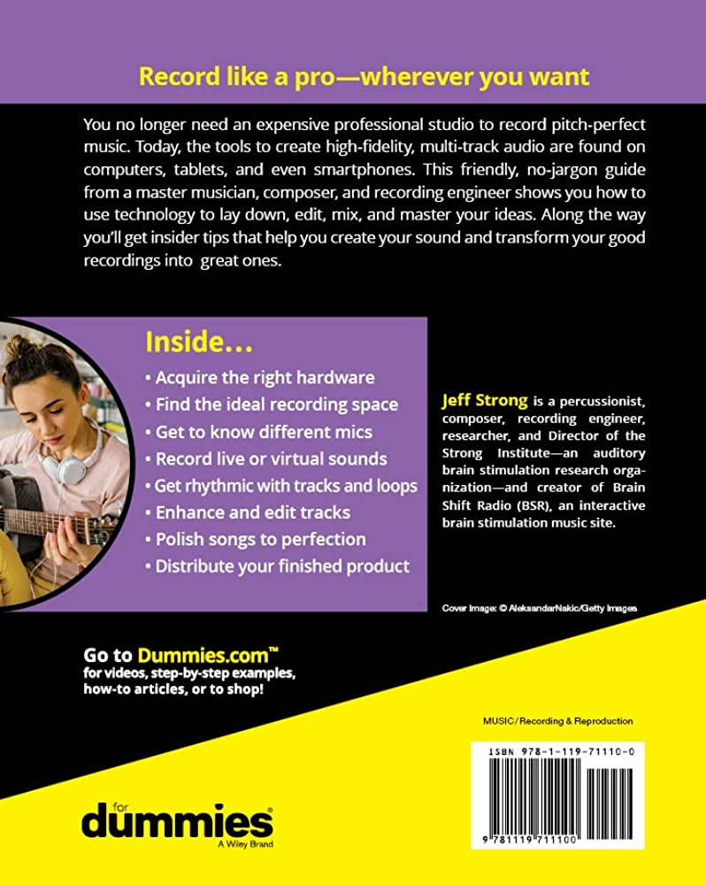 Music Recording for Dummies Tips to Get Started at Home Making Music 101